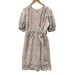 Mirth Krabi Crossover Dress in Champagne Size L